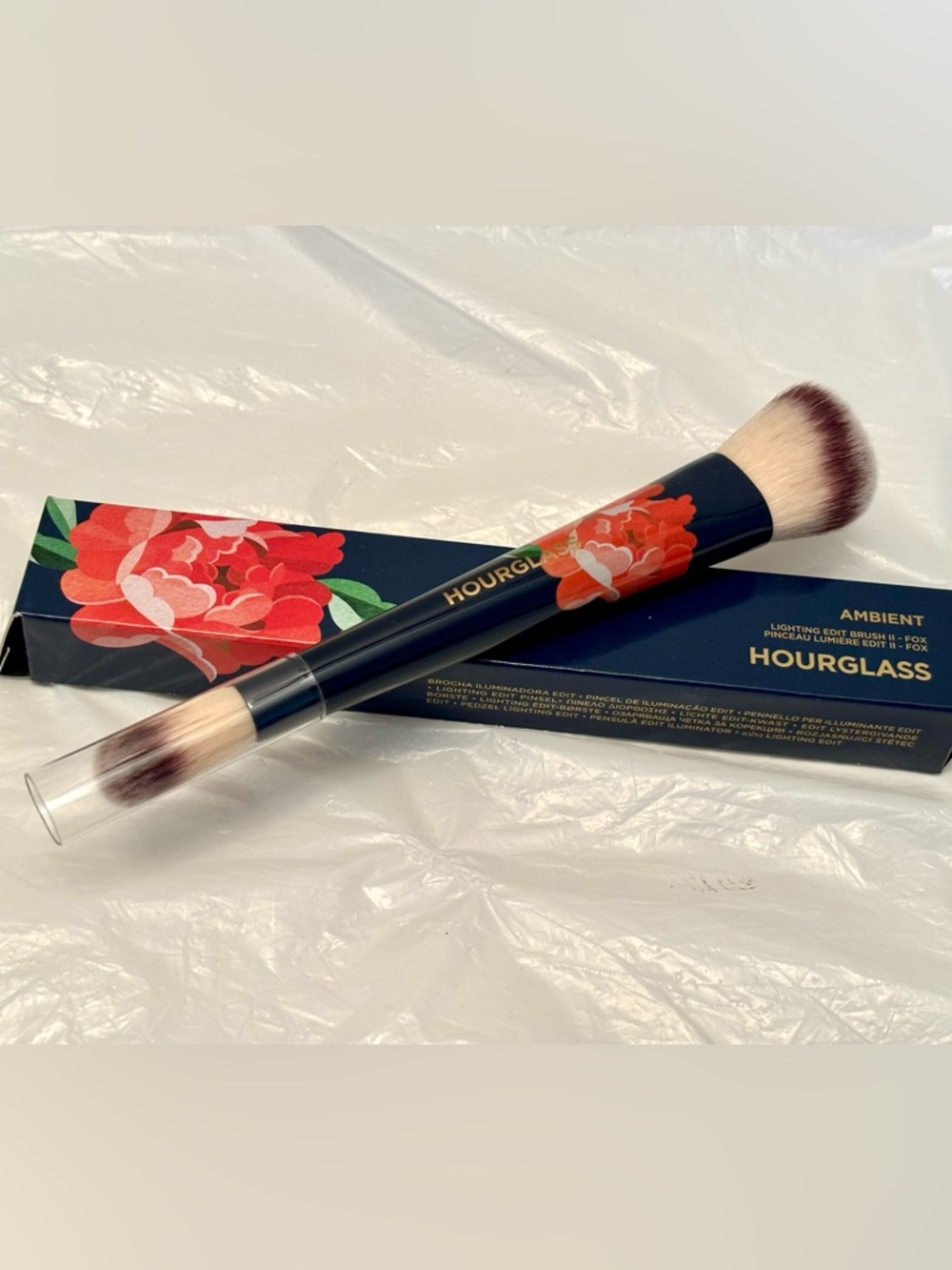 ✨New Hourglass Ambient Unlocked Fox Floral Dual End Brush ✨